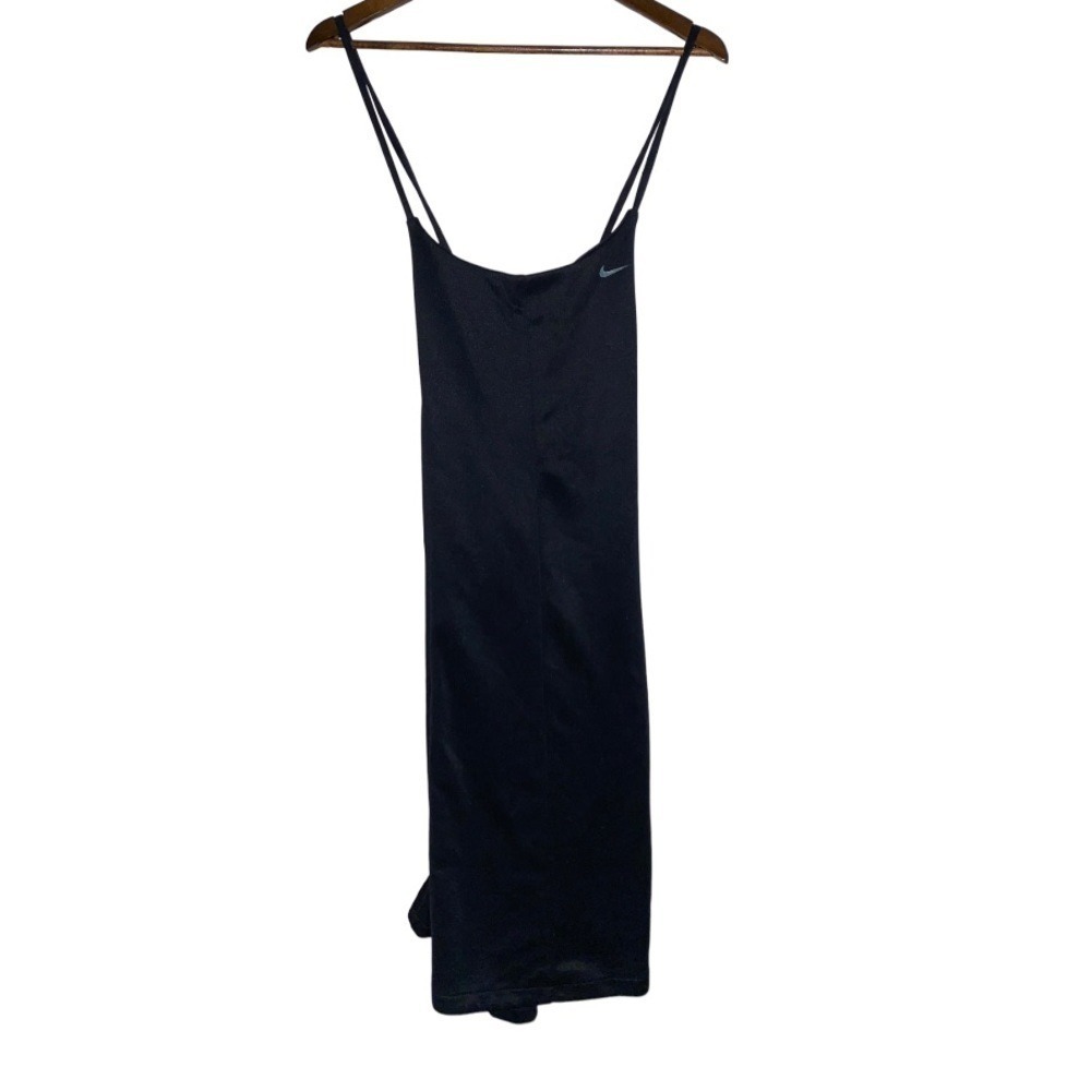 Nike Sportwear Clash Icon Black Mini Dress Swoosh‎ Logo Women XL Activewear NWT
